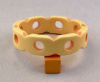 BB213 custard porthole bangle